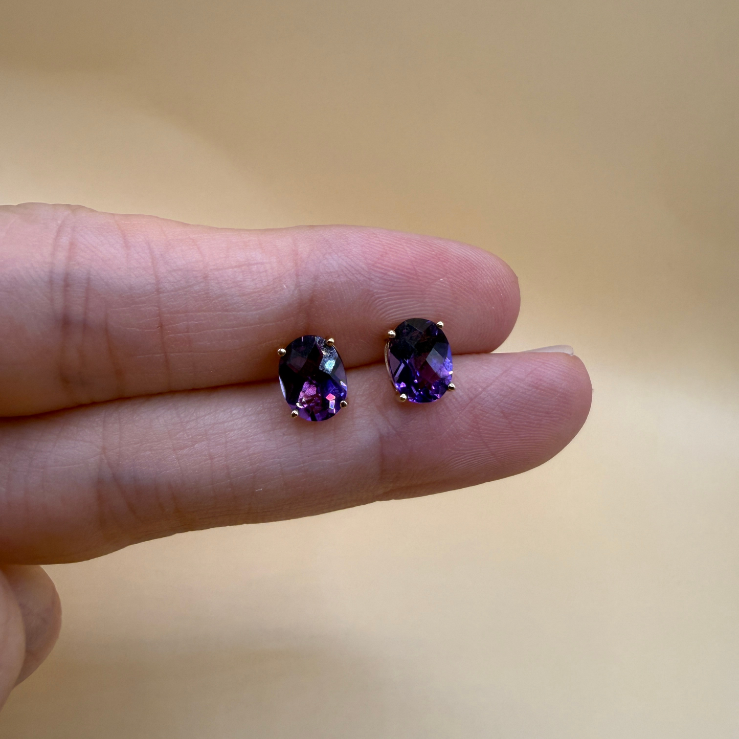 Aretes Amatista