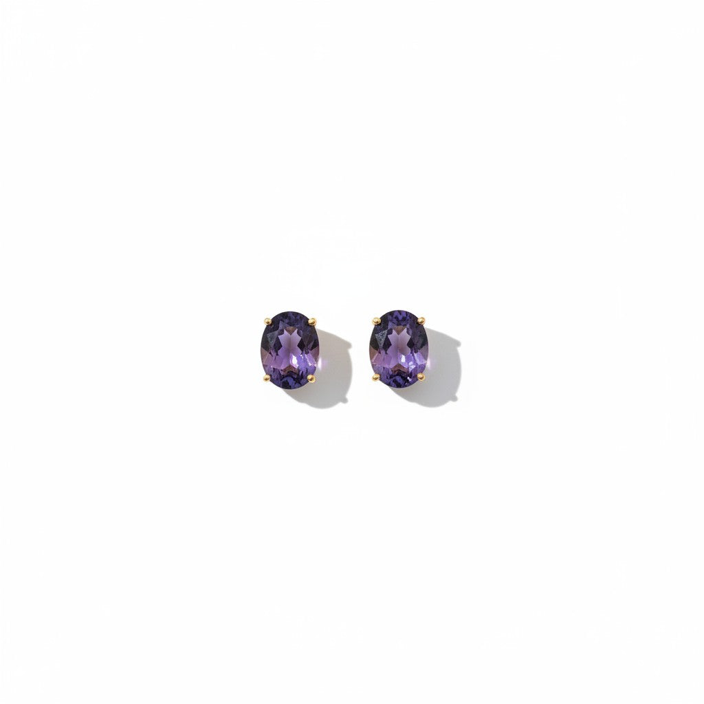 Aretes Amatista