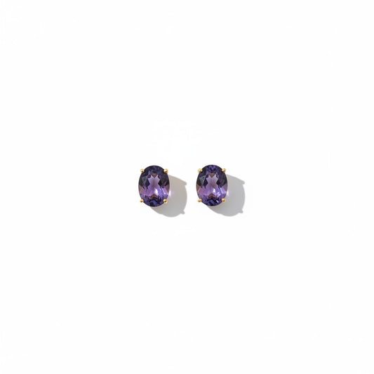 Aretes Amatista